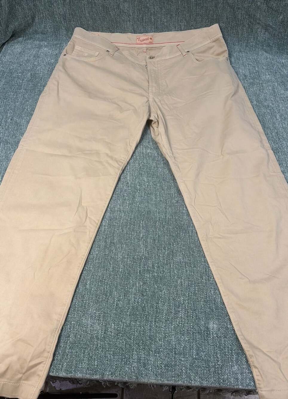 Marco Pescarolo Casual Pants Size 56 Tan Cotton Men’s